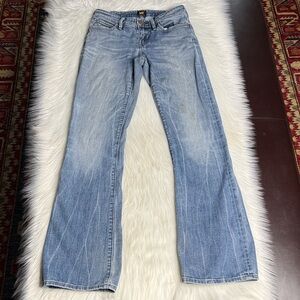 Lee Vintage Y2K Faded Blue Low Rise Bootcut Jeans